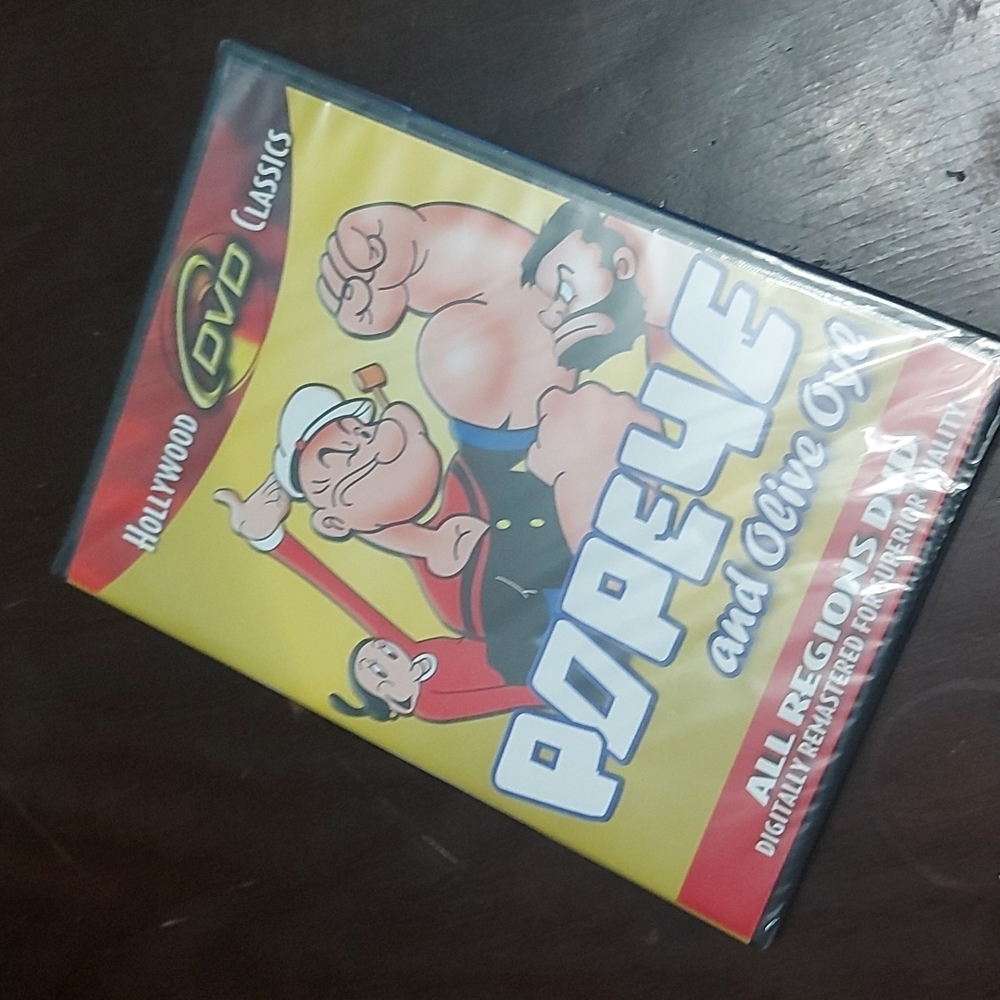 Popeye and Olive Oil DVD,new in wrapping